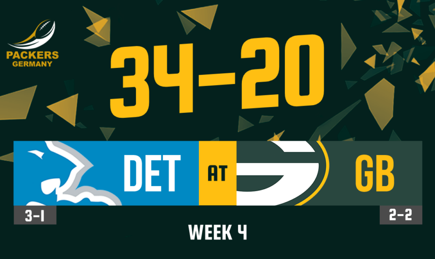 Week 4 Review: Lions @ Packers – Hausaufgaben für die Mini Bye-Week