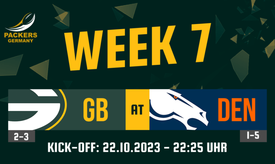 Schaffen die Packers die Wende? – Week 7 at Denver Broncos