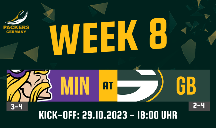 Packers weiterhin im Tief – Week 8 vs Vikings