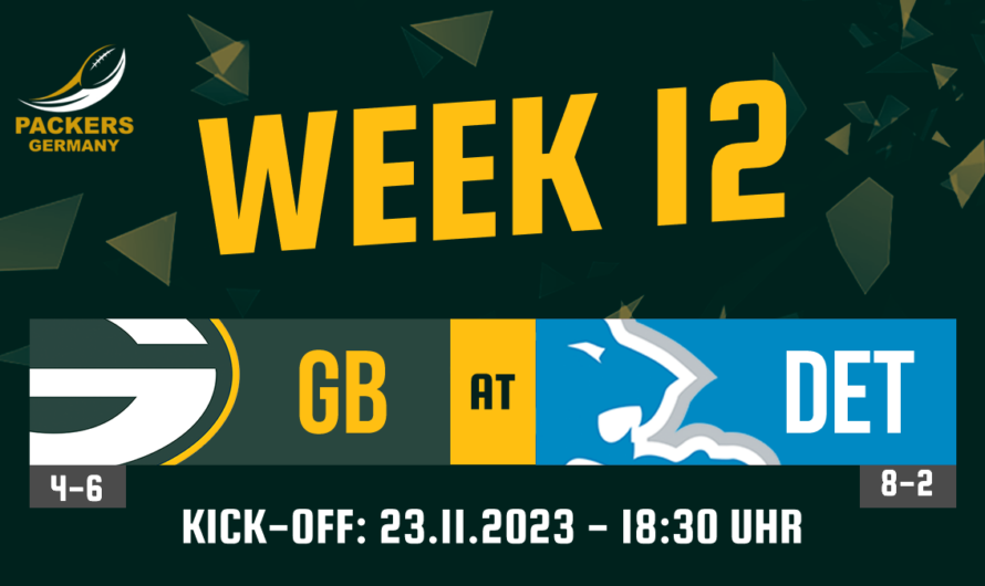 Packers offensiv im Aufwind – Week 12 at Lions