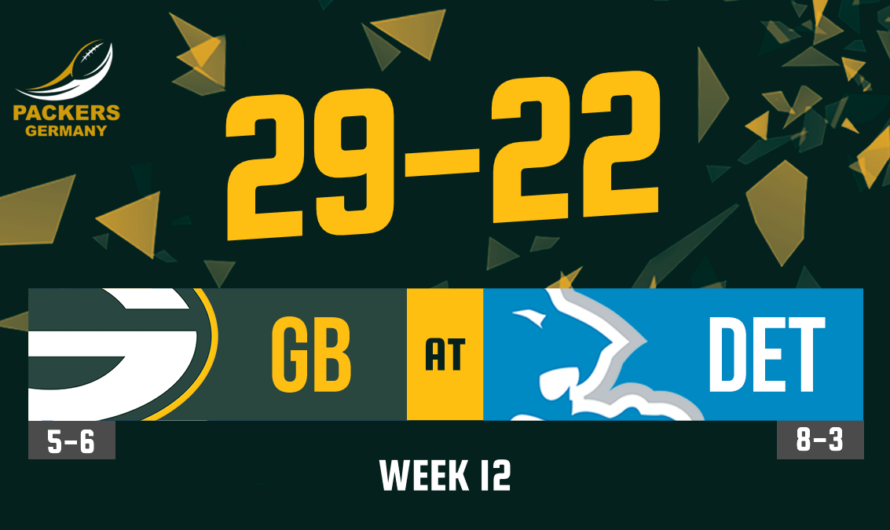Week 12: Packers @ Lions – Statement-Win in Motor City