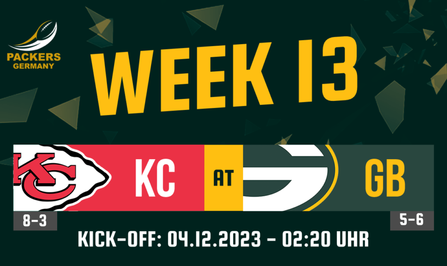 Packers im Kampf um die Play-Offs – Week 13 vs Chiefs