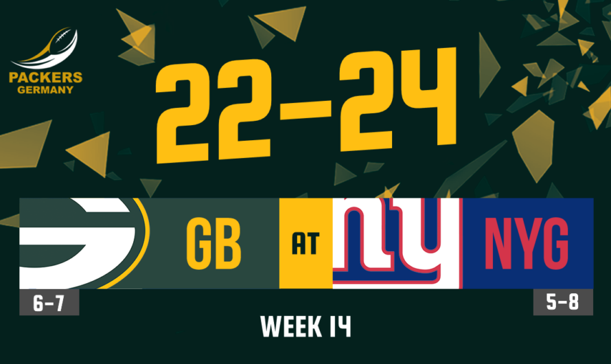 Week 14: Packers at Giants – Zurück auf dem Boden der Tatsachen