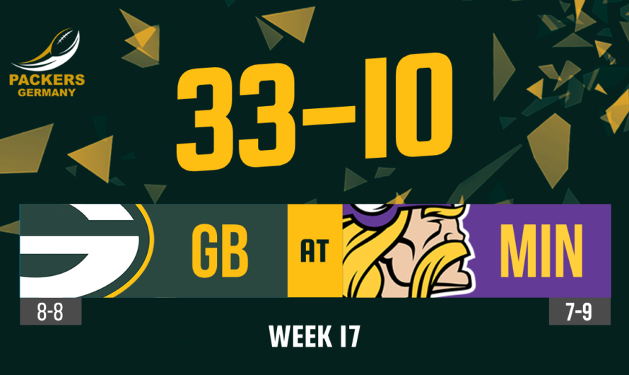 Week 17: Packers at Vikings – Statement-Win bringt Green Bay ein Endspiel um die Playoffs
