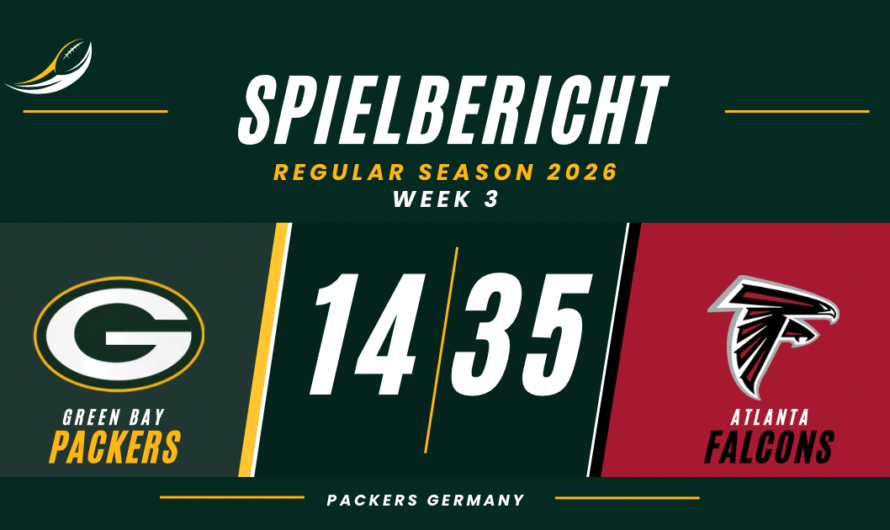 Im eigenen Wohnzimmer ausgebuht – Week 3 Packers vs. Falcons
