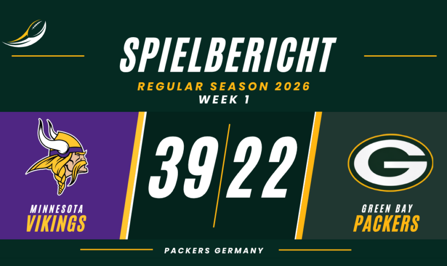 Packers verspielen 12-Punkte-Führung und verlieren deutlich – Review Week 1: Packers at Vikings